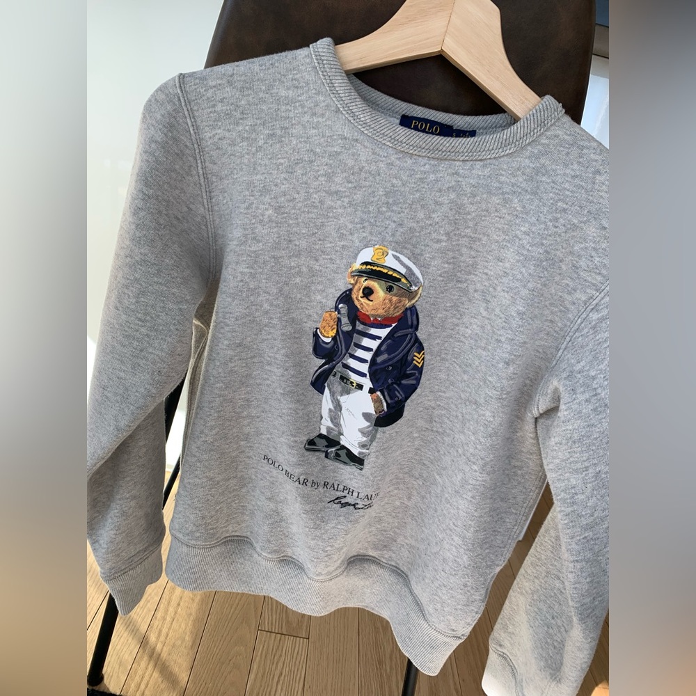 Ralph Lauren Polo Bear women crew neck sweatshirt Size S